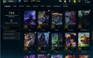 Conta prata 4 com 56 Champs e 29 Skins