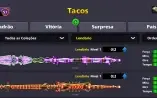 Conta 8ball poll 5 tacos lendário