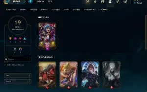 conta league of legends