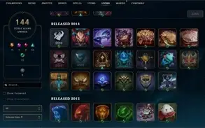 Conta plat4 - skins vitoriosas - ícones raros
