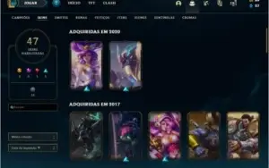 Conta de lol rara com skin rammus rei!