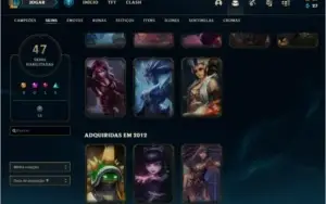 Conta de lol rara com skin rammus rei!