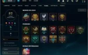 Conta de lol rara com skin rammus rei!