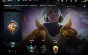 Conta Plat 2 83 Skins 68 champ