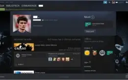 Conta Steam Nível 5 8 jogos