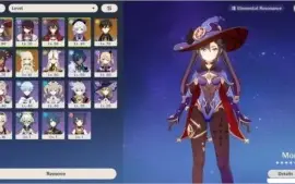 Conta ENDGAME AR42 Mona, QiQi, Zhongli e Aquila Favonia