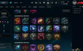 Conta De Lol + 300 Skins - Todos Champs - Conta Desde 2013
