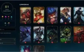 Conta Valorant e League Of Legends com várias skins