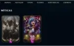 Conta Valorant e League Of Legends com várias skins