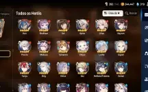 Conta Epic Seven 9 MLS + Collab OL FULL + Muitos Limitados M