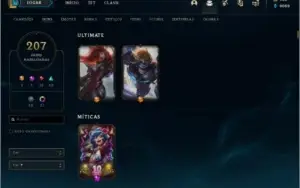 CONTA DE LOL COM SKINS VITORIOSAS DESDE A SEASON 2.