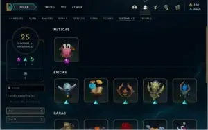 CONTA DE LOL COM SKINS VITORIOSAS DESDE A SEASON 2.