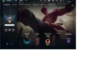 CONTA GOLD 2, LEVEL 57 UPADA À MÃO