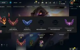 Conta lol grão mestre soloQ/handlevel/fulldados