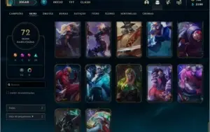 Conta Diamante 4 Skin kayle juiza e 10 páginas de runa