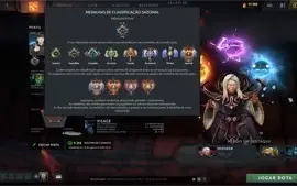 CONTA DOTA 2 COM ARCANA SPECTRE, INVOKER KID, PERSONA DK etc