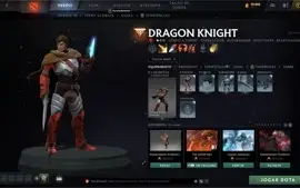 CONTA DOTA 2 COM ARCANA SPECTRE, INVOKER KID, PERSONA DK etc