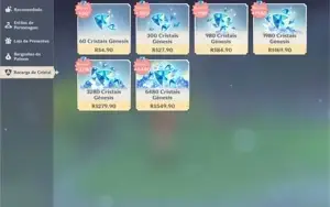 AR57 - 12 CHARS 5* - NAHIDA C1, CYNO, KAZUHA, YELAN, ITTO