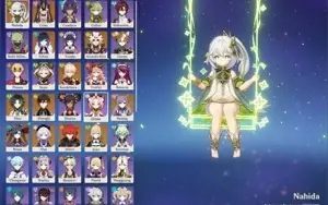 AR57 - 12 CHARS 5* - NAHIDA C1, CYNO, KAZUHA, YELAN, ITTO