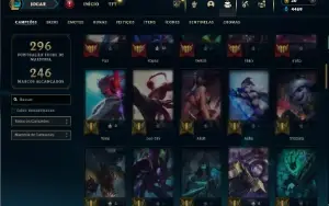 Ferro 2 com 80 Champs e 30 Skins