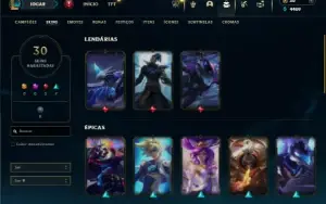 Ferro 2 com 80 Champs e 30 Skins