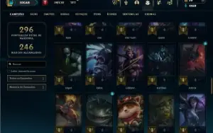 Ferro 2 com 80 Champs e 30 Skins