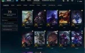 conta lol platina 4