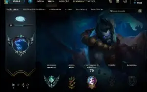 conta lol platina 4