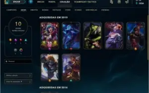 conta lol platina 4