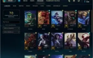 conta lol platina 4