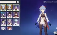 GENSHIN IMPACT CONTA COM GANYU + KAMISATO AYATO AR15