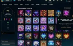 Conta Ex Mestre e 2 emote de Grão Mestre
