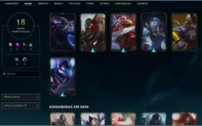 Conta Ex Mestre e 2 emote de Grão Mestre