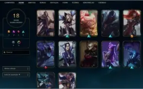 Conta Ex Mestre e 2 emote de Grão Mestre