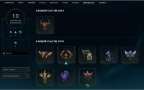 Conta Ex Mestre e 2 emote de Grão Mestre
