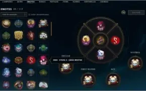 Conta Ex Mestre e 2 emote de Grão Mestre