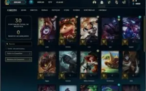 Conta Ouro 3 com 3 Skins e 22 Champs ( Sem email confirmado
