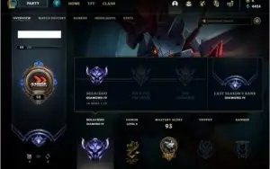 Conta LoL Diamante 4  67% win rate Bom MMR League of Legends