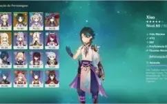 Conta AR 48, com XIAO, DILUC, MOna + tumulo e Baal garantida