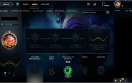 Conta LOL / 101 skins  * Unranked * (Antiga D4)