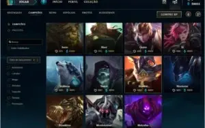 Conta LOL / 101 skins  * Unranked * (Antiga D4)