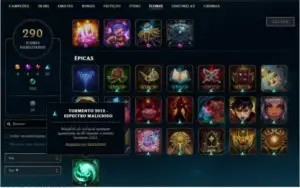 Conta League Of Legends  LVL 255 c/ Todos os campeões