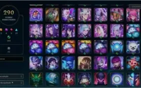 Conta League Of Legends  LVL 255 c/ Todos os campeões