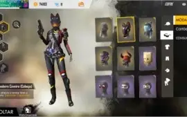Conta de Free fire gemada LV 52