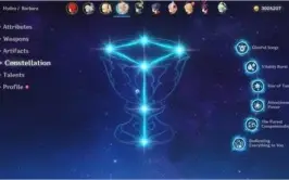 GENSHIN IMPACT - AR 40 NA - DILUC, VENTI E QIQI