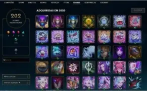 Conta Unranked Lv 309 ALL Champions