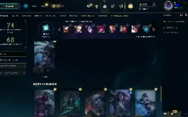 Conta Diamante Iv Lvl 55 89%Wr Samira Upada A Mao 100%