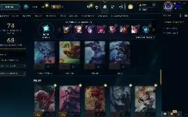 Conta Diamante Iv Lvl 55 89%Wr Samira Upada A Mao 100%