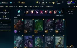 Conta Diamante Iv Lvl 55 89%Wr Samira Upada A Mao 100%