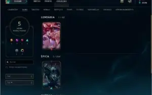 Venda conta LoL prata 3